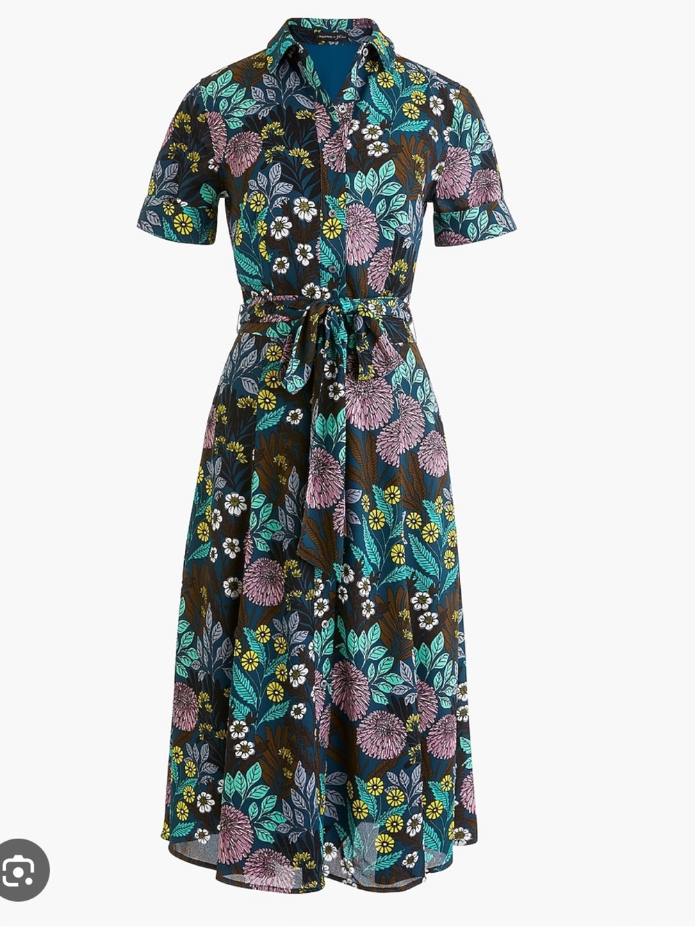 J.Crew X Abigail Borg shirt-dress